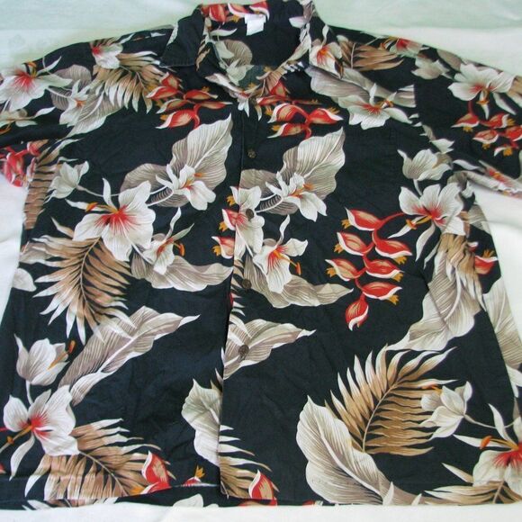 Vintage Red Dirt Floral Hawaiian Shirt - Picture 1 of 7